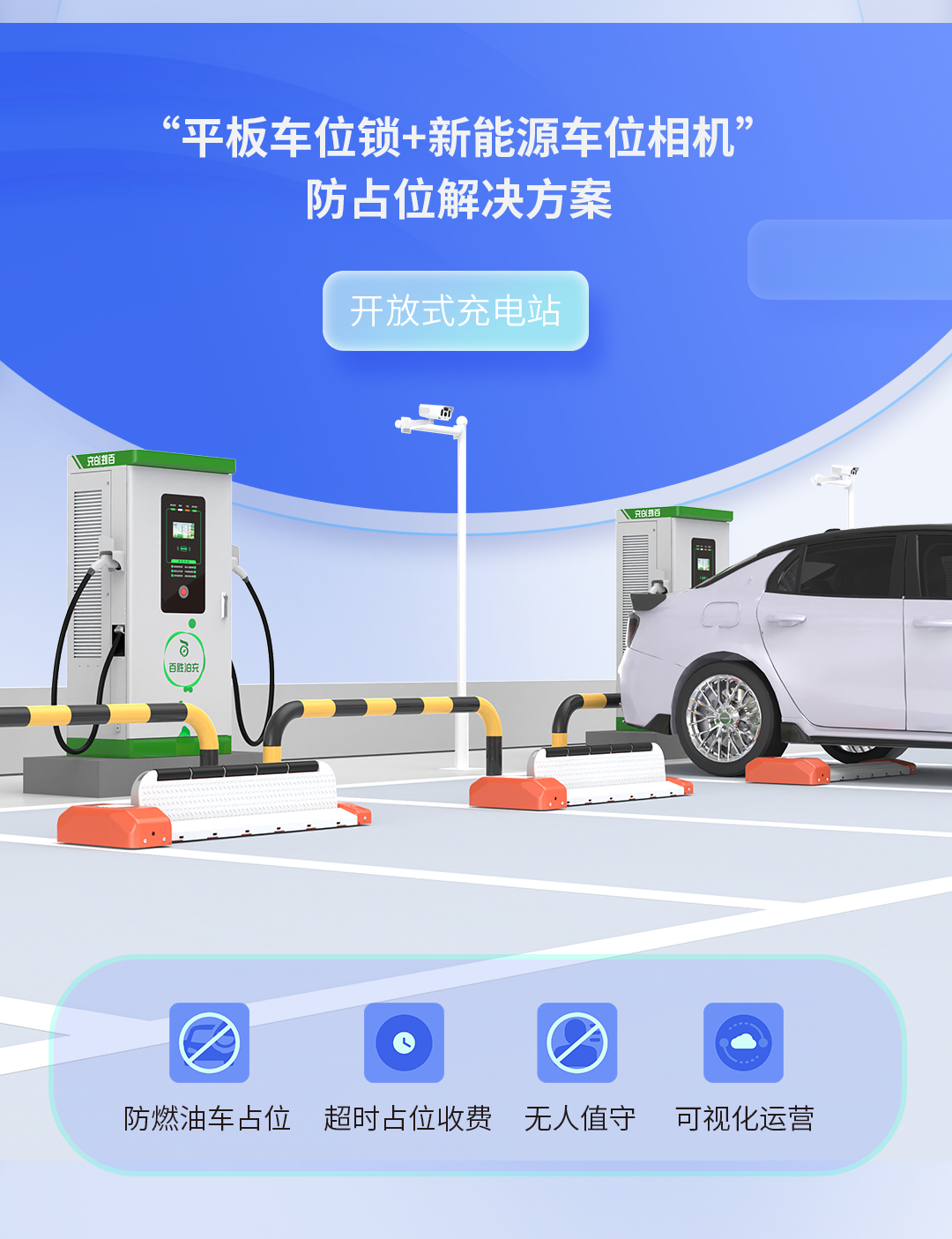 車位高周轉(zhuǎn)，營收增兩成！百勝充電站防占位解決方案助力高效運(yùn)營