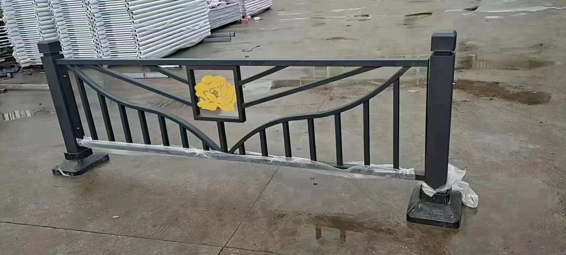 牡丹花款護(hù)欄，市政護(hù)欄，道路護(hù)欄